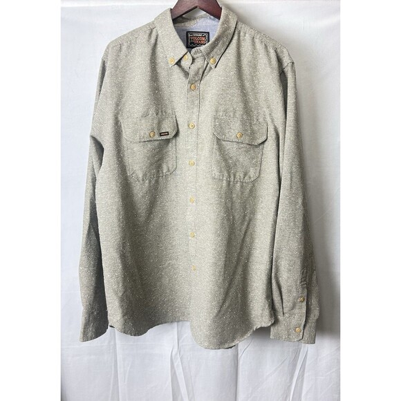 Genuine Volcom Brand Jeans Mens XL Marls LS Shirt Long Sleeve‎ Button Up Top - Picture 1 of 9